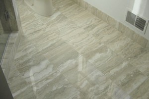 Travestine cleaned & polished Cleaning for all surnaces